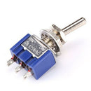 Mini Latching Toggle Switch 3 Pin ON/ON SPDT 6A 125VAC/3A 250VAC Free P AUD