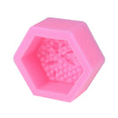 bee honeycomb silicone soap molds fondant chocolate cake mold diy baking tool FT