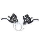 1 Pair 3x7 Speed MTB Road Bike Bicycle Left Right Shifter Brake Lever Set Deluxe