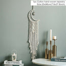 Bohemian Chic Wall Hanging Tapestry Mandala Moon Dreamcatcher Woven Knit WsJ Gw