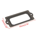 12X Metal Label Pull Frame Handle Name Card File Holder Furniture Cabinet Drawer