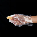 50pcs disposable gloves PE plastic film fingers clean gloves hair dye gloves M&E