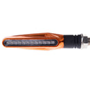 4x Motorcycle LED universal orange turn signal lamp motorbike indicator li %o