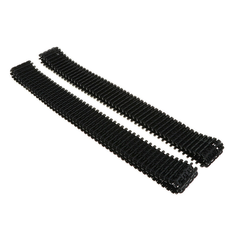Black 2pcs 7cm Plastic Crawler Track for DIY Robotics RC Car Modified Parts