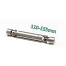 2Pcs Scx10 Steel Universal Drive Shaft With Cvd 110-155Mm For 1/10 Scale Mo