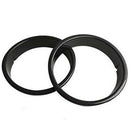 Headlight Bezels Headlight Cover Trim for 1997-2006 Jeep Wrangler TJ, Black