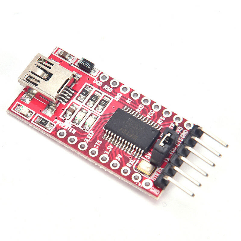 FT232RL FTDI Serials Adapter Module Mini Port Arduino USB to TTL 3.3V 5.5V J Fw