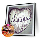 DIY Full Diamond Painting Cross Stitch Rhinestone Mosaic (L2136 Welcome)