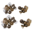 20 Sets Magnetic Clasp Purse Snaps Closures Round Sewing Button Press Studs