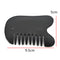 U-shape bian stone guasha gua sha board comb shape massage healthy beauty to FT