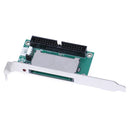 40-Pin CF compact flash card to 3.5 IDE converter adapter PCI bracket bac.AU