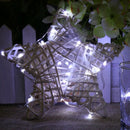 Solar String Lights, 10M 100LED Outdoor String Lights, Waterproof Decorativ S5V8