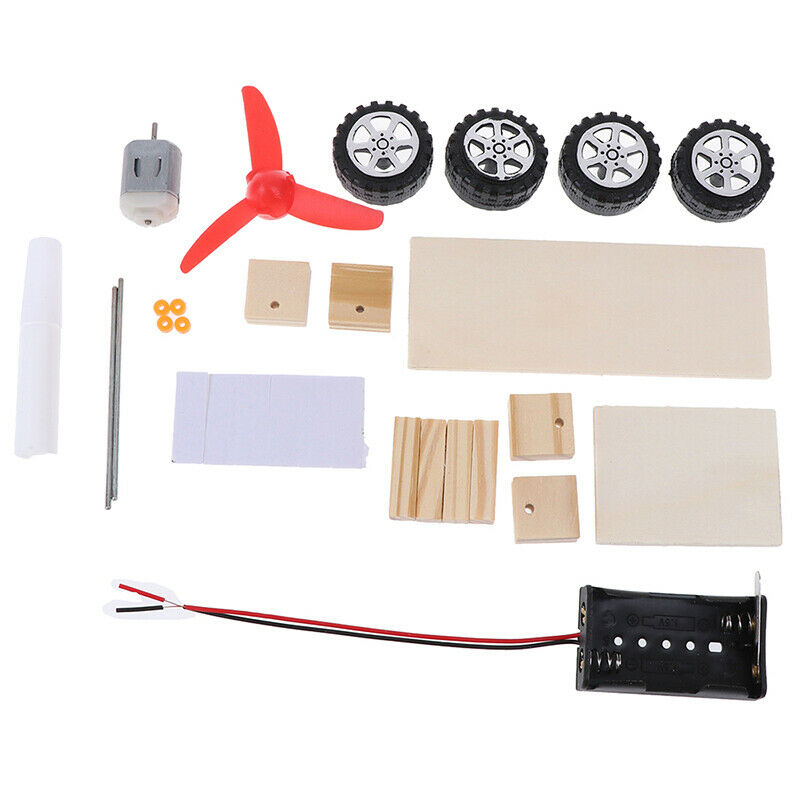 DIY Electric wind car assembled puzzles scientific experiment educational toysME
