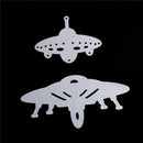 2pcs mysterious spacecraft Scrapbook DIY album Card Metal Die Cut Stencil  JR
