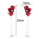 Flower Long Tassel Hairpin Hair Clip Bridal Wedding Headdress Accessory Deluxe