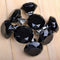 8 X 40mm Diamond Black Crystal Glass Door Cupboard Knobs Pull Handle Drawer S7H9