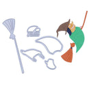 Witch DIY Metal Stencil Scrapbook Craft Embroidery Cutting Die