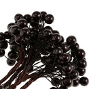200Pcs Artificial Berries Wedding Xmas Floral Bouquet Wrealth Red + Black