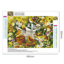 5D DIY Full Drill Diamond Painting Countryside Birds Cross Stitch Embroider