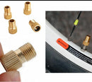 4* Presta to Schraded Valve Adaptor Converter Road Bike Cycle Bicycle Tube Pump