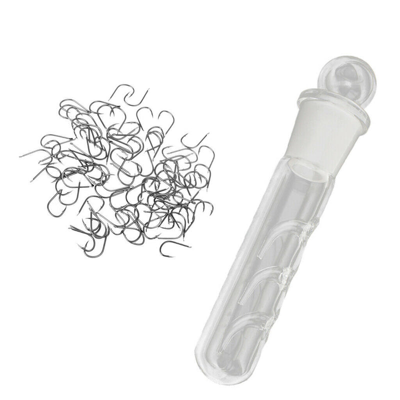 1x Durable Aquarium Crystal Glass Worm Catch Pen Planaria Trap Worm Catcher &