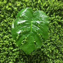 5x Large Artificial Monstera Branch Palm Fern Turtle Leaf Faux Foliage Le D E2T3