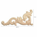 4 pieces ornament ornament wood ornaments handmade for wardrobe furniture c X3J2