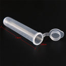 10pcs 10ml micro centrifuge tube vial clear plastic vials container snap cap0K