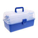 Waterproof Fishing Tackle Box Tray Fishing Hooks Lures Baits Storage Case L