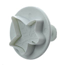 3pcs White Fondant Gum Paste Plunger Cutter - Maple Leaf N4F4