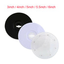 3'' Turntable Acrylic Rotating Display Stand for Watches Jewelries - Clear