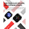 Smart Watch Wristband Fitness Tracker Blood Pressure Bracelet Black