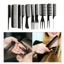 10x Professional Styling Comb Salon Barber Hair Coloring Cutting Highlight Combs