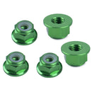 10 GREEN M4 4mm Alloy Threaded Wheel Rim Lock Nuts fit for 1/10 RC Car EP Nitro