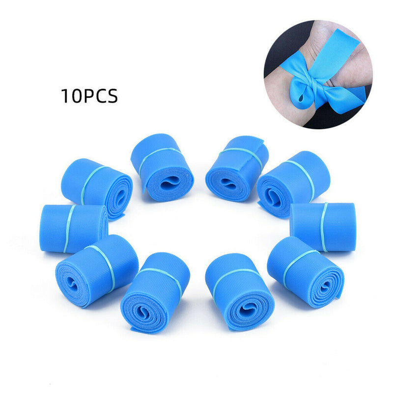 20 Rolls 1'' Disposable Paramedic  Tourniquet First Aid Set For Camping