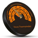 Magnetic Type Stove Thermometer Flue Pipe Wood Burner Temperature Gauge