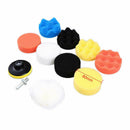 2Sets 3"/80mm Compound Drill Buffing Sponge Pads Kit for Car Sanding Polishing Y