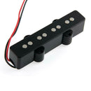 2Pcs 4 String Bridge Pickup Black for Jazz Bass Replacement