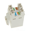 10pcs Cat 6 RJ45 Punchdown Keystone Modular Ethernet Snap-in Jack NetworkLJ