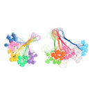 10x Mini Plastic Baby Teeth Case Milk Teeth Box Deciduous Flower Shape Holer Z