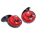 One Pair12V120DB Loud Car Dual-tone Snail Electric Air Horn Siren Universal