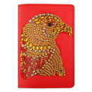 DIY Special Shaped Diamond Painting PU Leather Passport Protective Cover