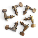 6pcs Copper Acoustic Guitar Tuning Pegs Tuners Head (Bronze)(3R 3L) A