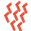 8 Packs 90 Degree Positioning Squares, Plastic Right Angle Clamps Woodworking