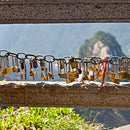 2PCS Engraved Brass Love Padlock Lock Personalised wedding anniversary Gift ZMB