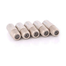 5pcs F Type Female Plug to RF Coax Aerial Male Adapter TV Convertor  LJ