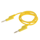 Stackable Copper Banana Plug Sheathed Alligator Test Clip Cable Lead 25A