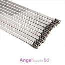 100PC Stainless Steel 4.6x200mm Metal Exhaust Wrap Coated Locking Cable Zip Ties