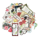 Fashion Christmas Series Tag Notes Tickets Stamps Bears Gifts Claus Trees S Q1V3