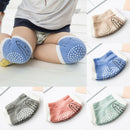 Elastic Cotton Comfortable Baby Crawling Knee & Elbow Pads Socks Mat Anti-Slip